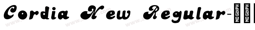 Cordia New Regular字体转换